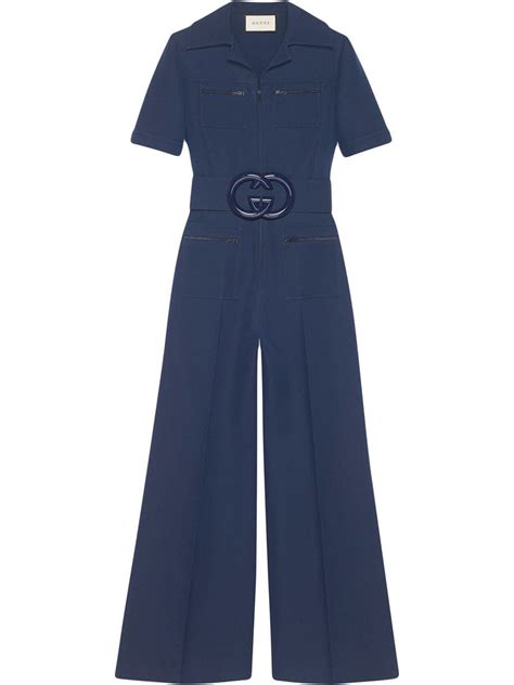 gucci jumpsuit blue|vintage gucci jumpsuit.